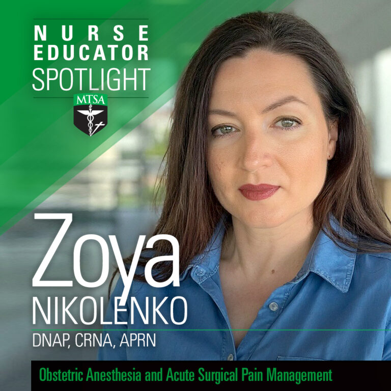 Nurse Educator Student Spotlight cover photo for Zoya Nikilenko